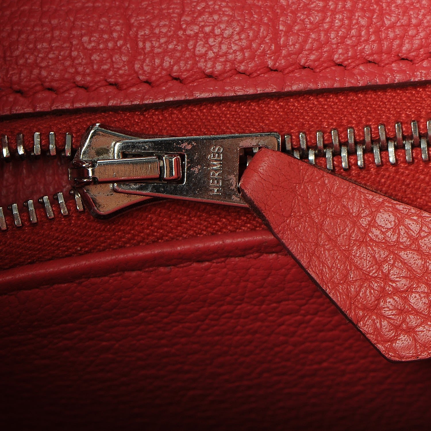 Hermes Taurillon Clemence Birkin 35 Bougainvillea 18 of 31