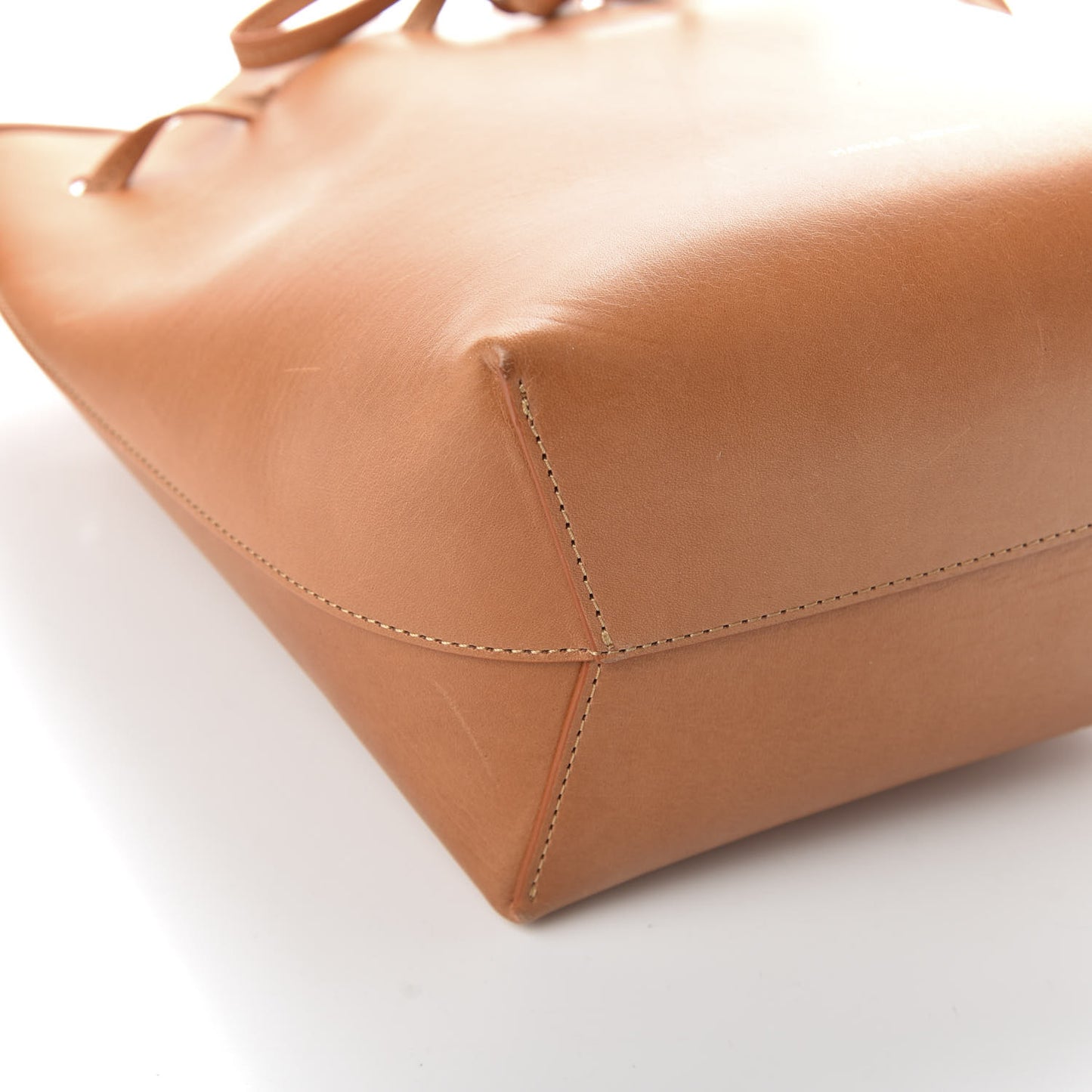 Calfskin Mini Bucket Bag Cammello Rosa