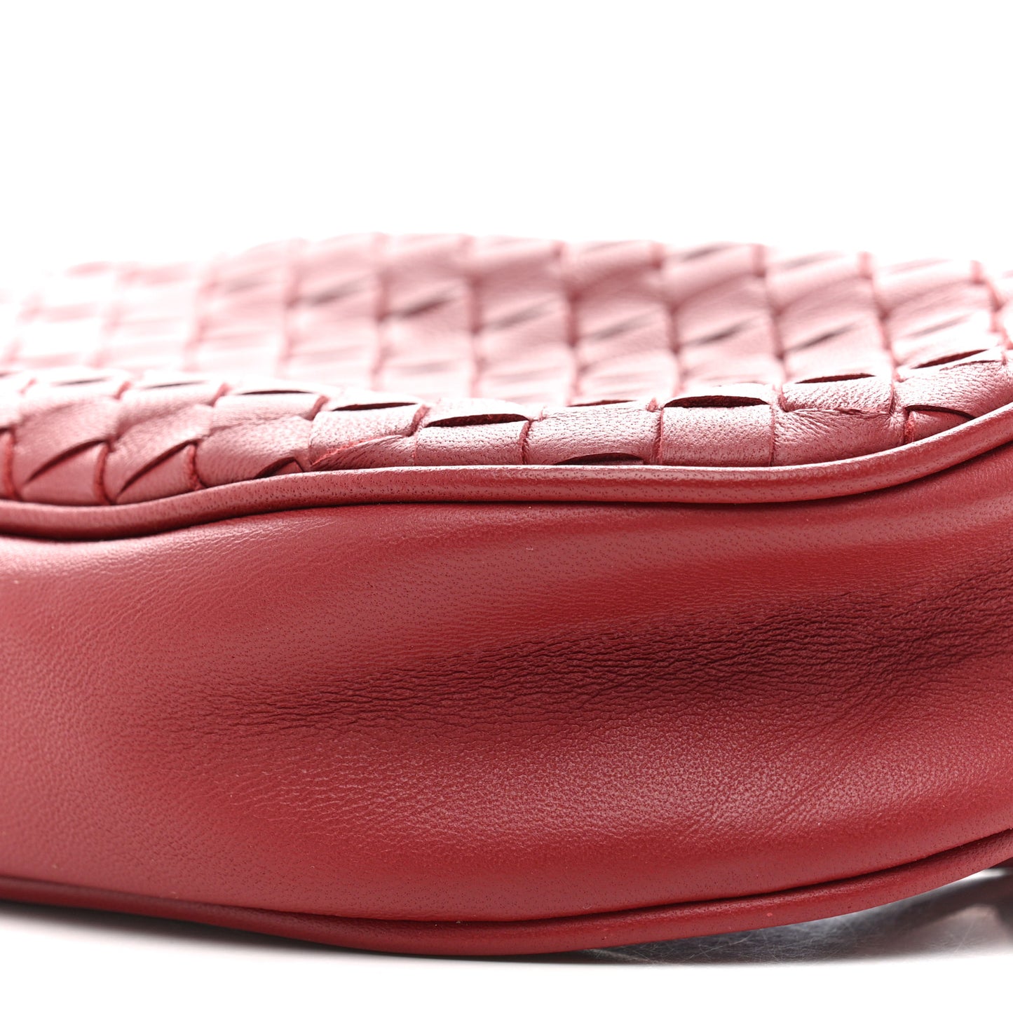 Nappa Intrecciato Belt Bag Baccara Rose