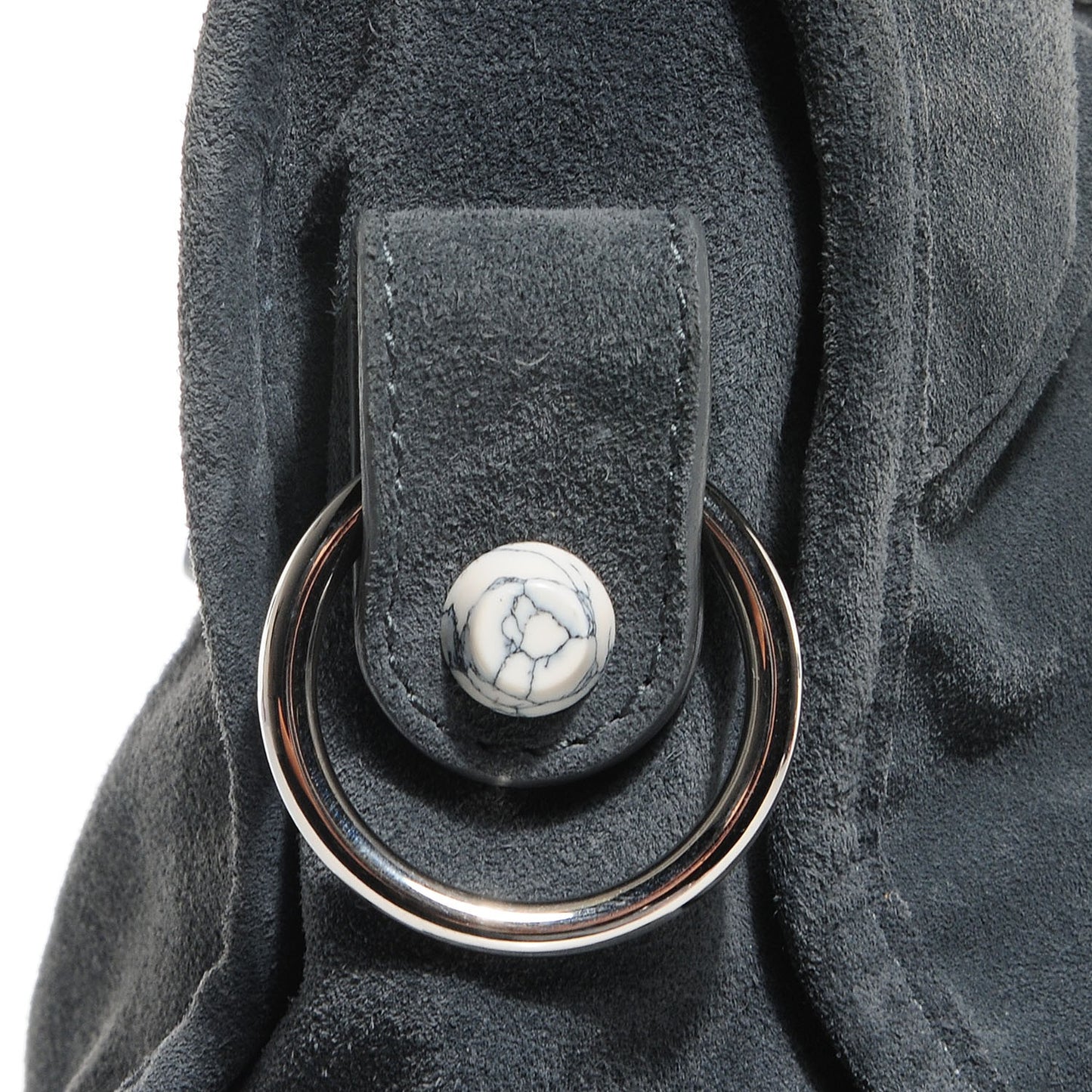 Baby Daim Suede Marble Hardware City Grey