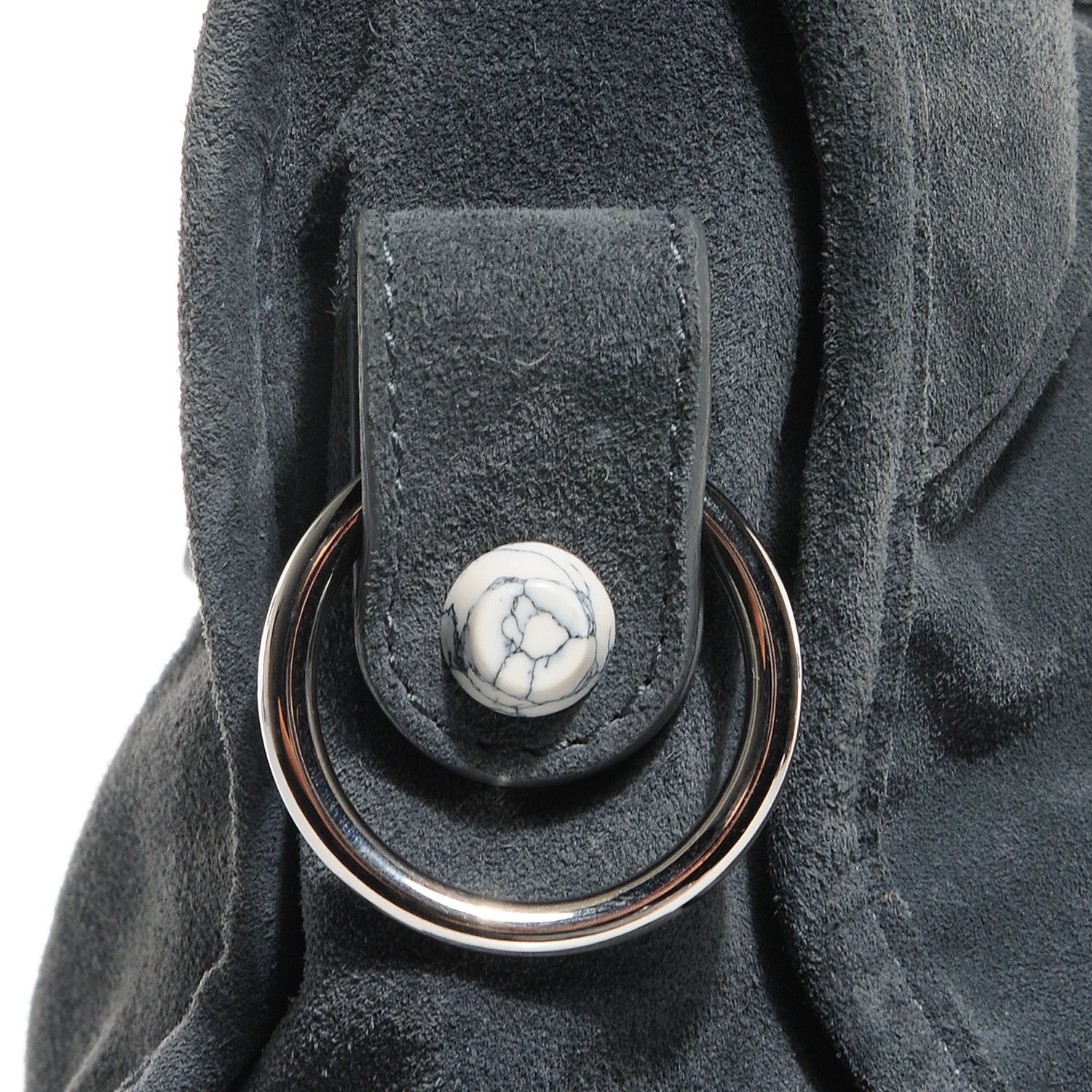 Balenciaga Baby Daim Suede Marble Hardware City Grey 14 of 15