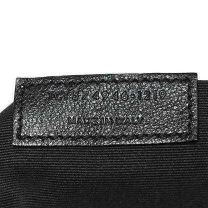 Saint Laurent Calfskin Y Quilted Monogram Medium Loulou Chain Satchel Black 8 of 12