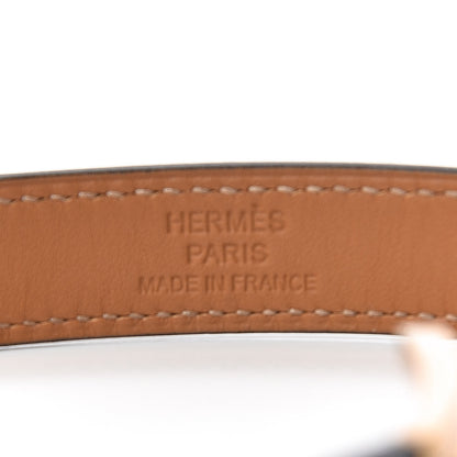 Hermes Box Drag Double Tour Bracelet T1 Black 5 of 7