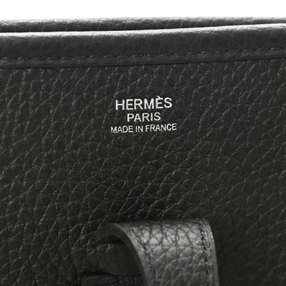 Hermes Taurillon Clemence Evelyne III PM Black 6 of 11