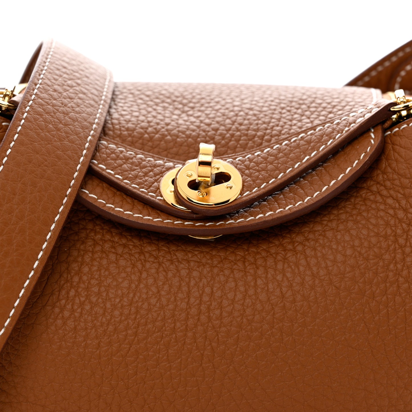 Taurillon Clemence Mini Lindy 20 Gold