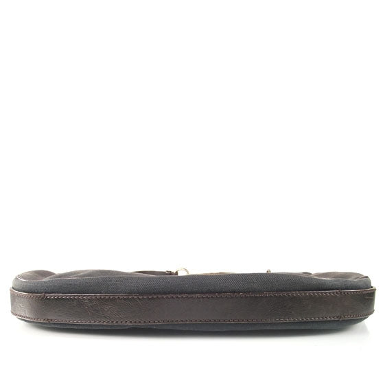 Canvas Mombasa Horn Shoulder Bag