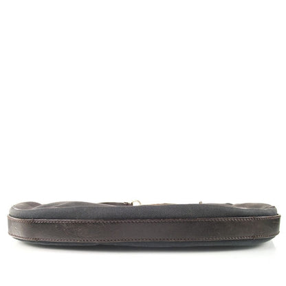 Saint Laurent Canvas Mombasa Horn Shoulder Bag 5 of 8