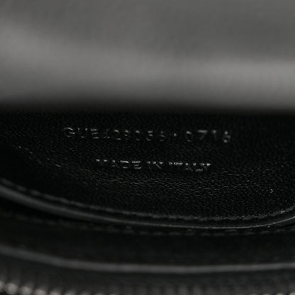 Saint Laurent Sheepskin Matelasse Chevron Monogram Medium College Bag Black 7 of 13