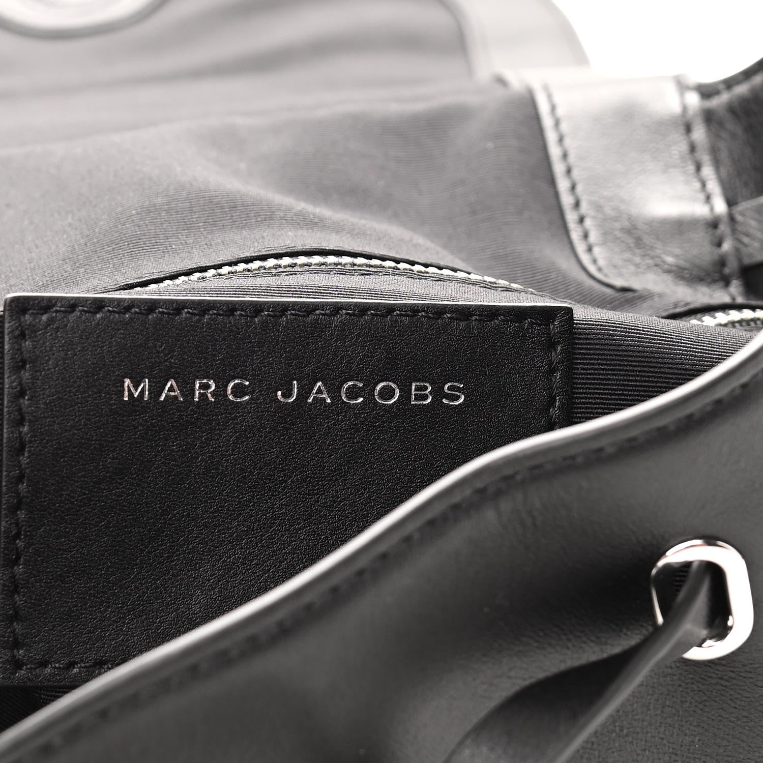 Marc Jacobs Lambskin Mid Zip Backpack Black 6 of 10