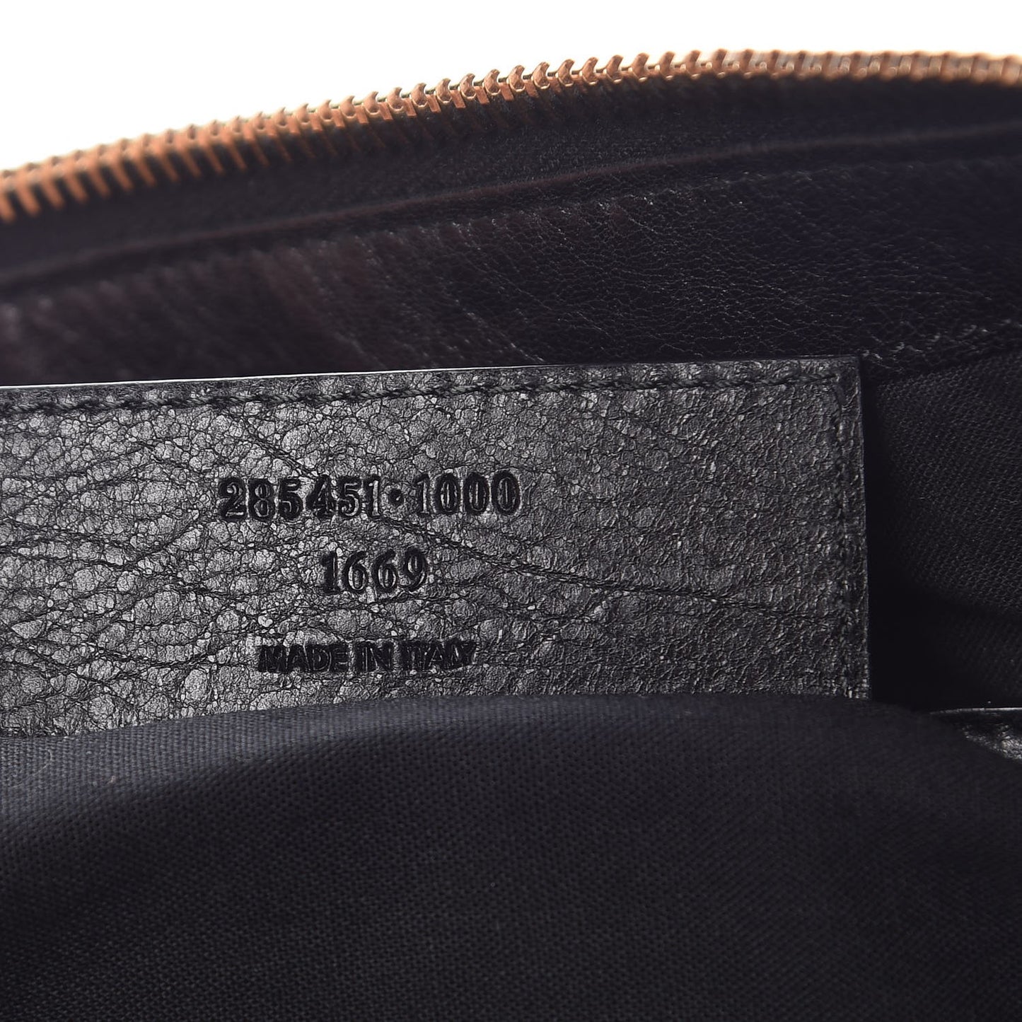 Agneau Giant 12 Rose Gold Hardware Work Black