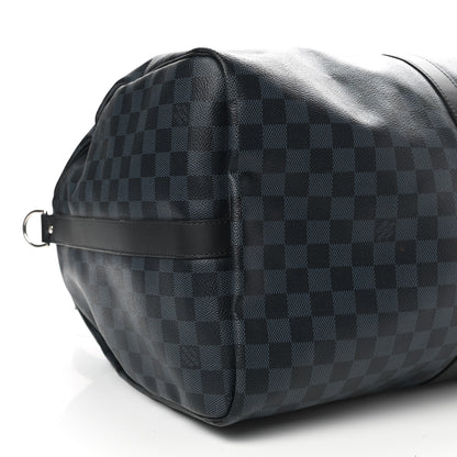 Louis Vuitton Damier Cobalt Keepall Bandouliere 55 8 of 10