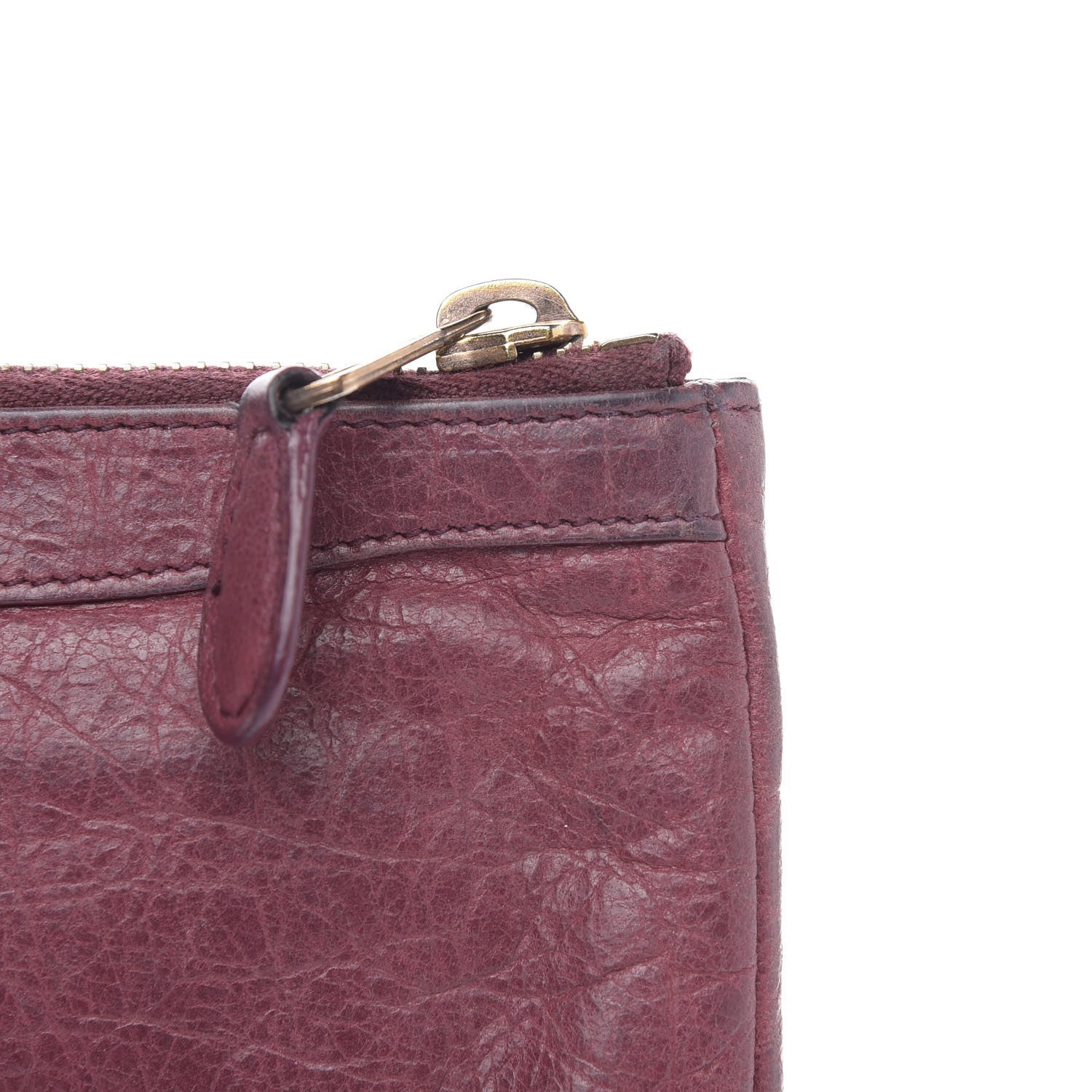 Balenciaga Agneau Giant 12 Gold Hardware M Porte-Monnaie Coin Purse Cassis 8 of 9