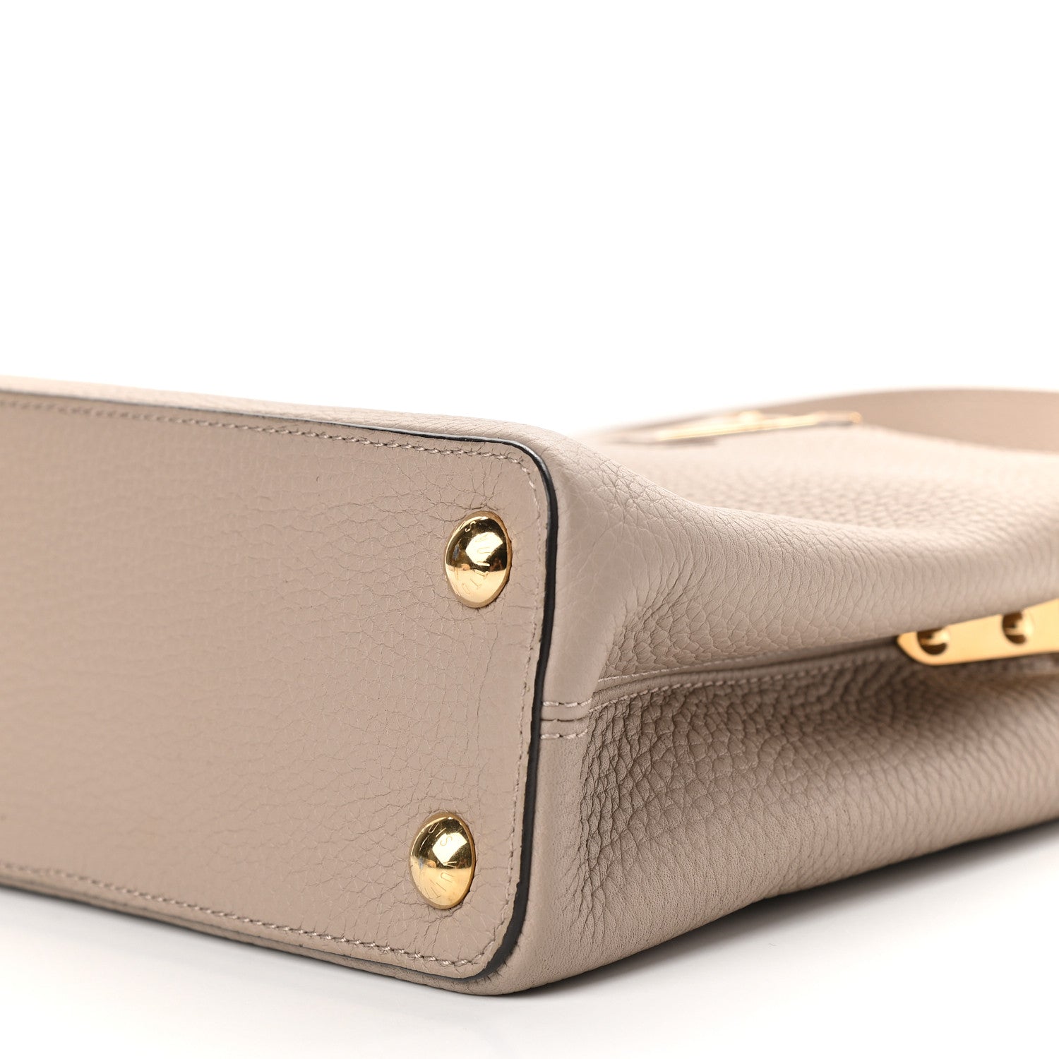 Louis Vuitton Taurillon Capucines BB Galet 8 of 8