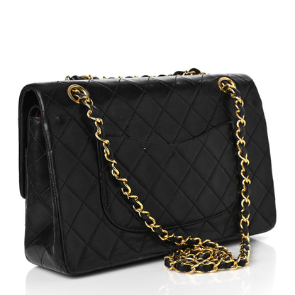 Chanel Lambskin Quilted Medium Double Flap Black 3 of 10