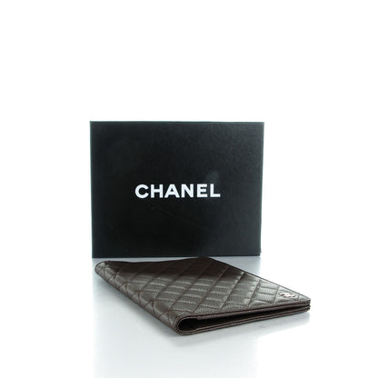 Chanel Caviar Quilted Notebook Dark Brown 4 of 9