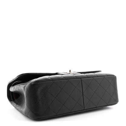 Chanel Caviar Quilted Jumbo Double Flap Black 4 of 11