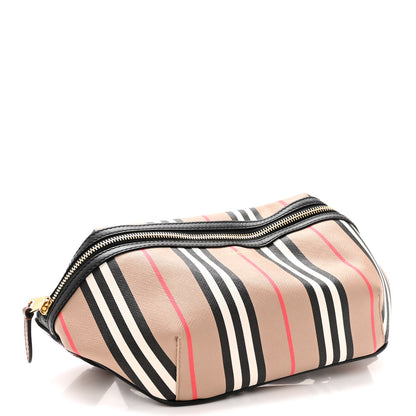 Burberry E-Canvas Icon Stripe Sonny Bum Bag Archive Beige 4 of 10