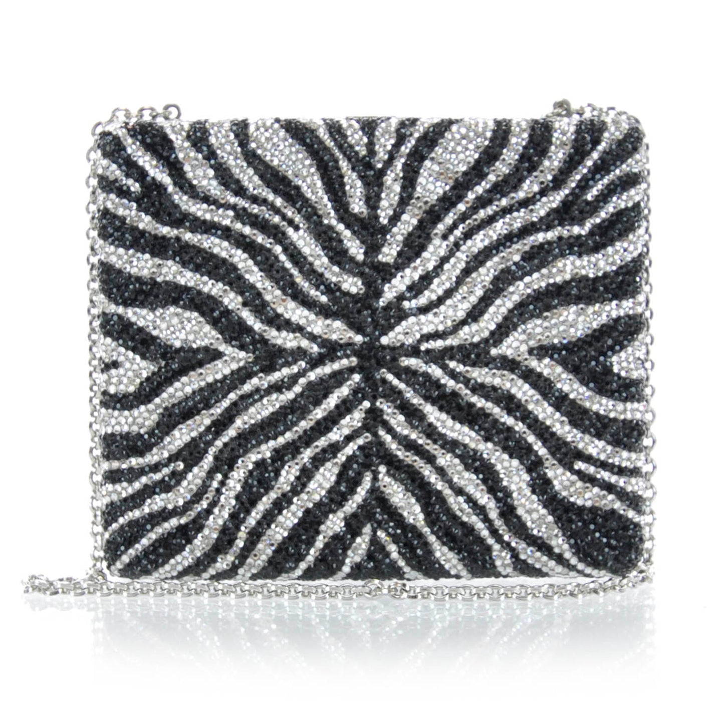 Austrian Crystal Zebra Evening Bag