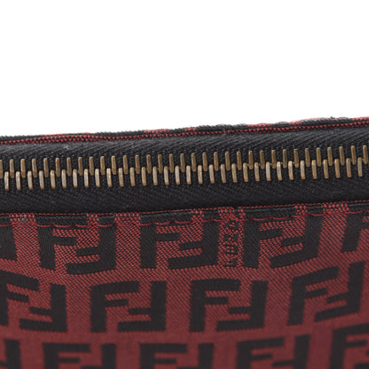 Fendi Zucchino Pochette Black Rosso 9 of 10