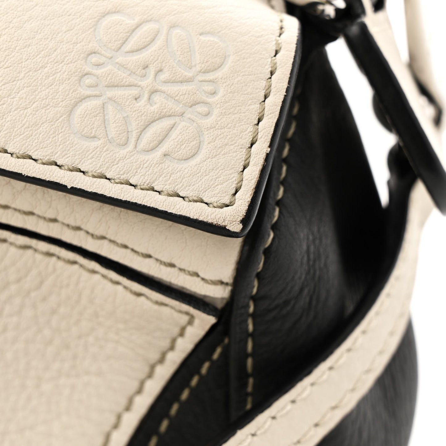 Calfskin Mini Puzzle Bag Soft White Rosemary