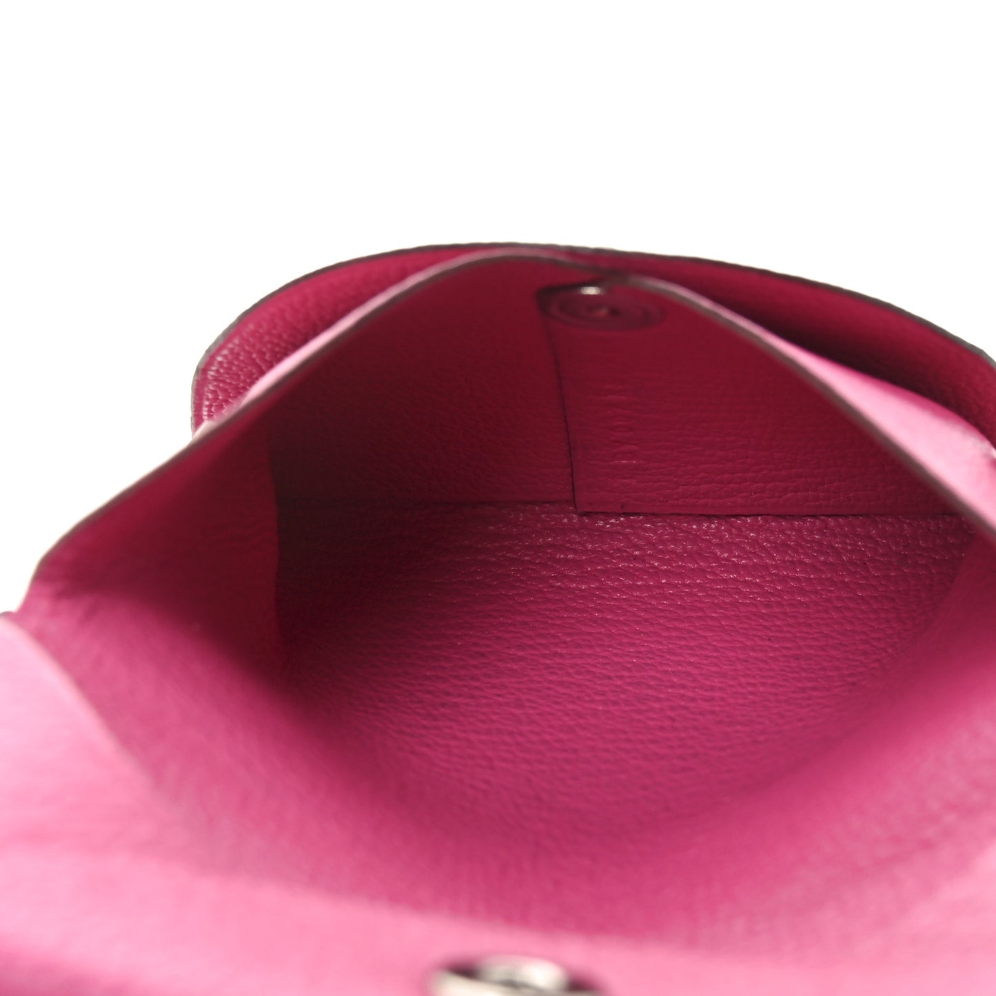Chevre Mysore Bastia Coin Purse Rose Pourpre