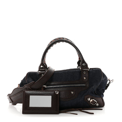 Balenciaga Denim Box Bag Chocolate 3 of 12