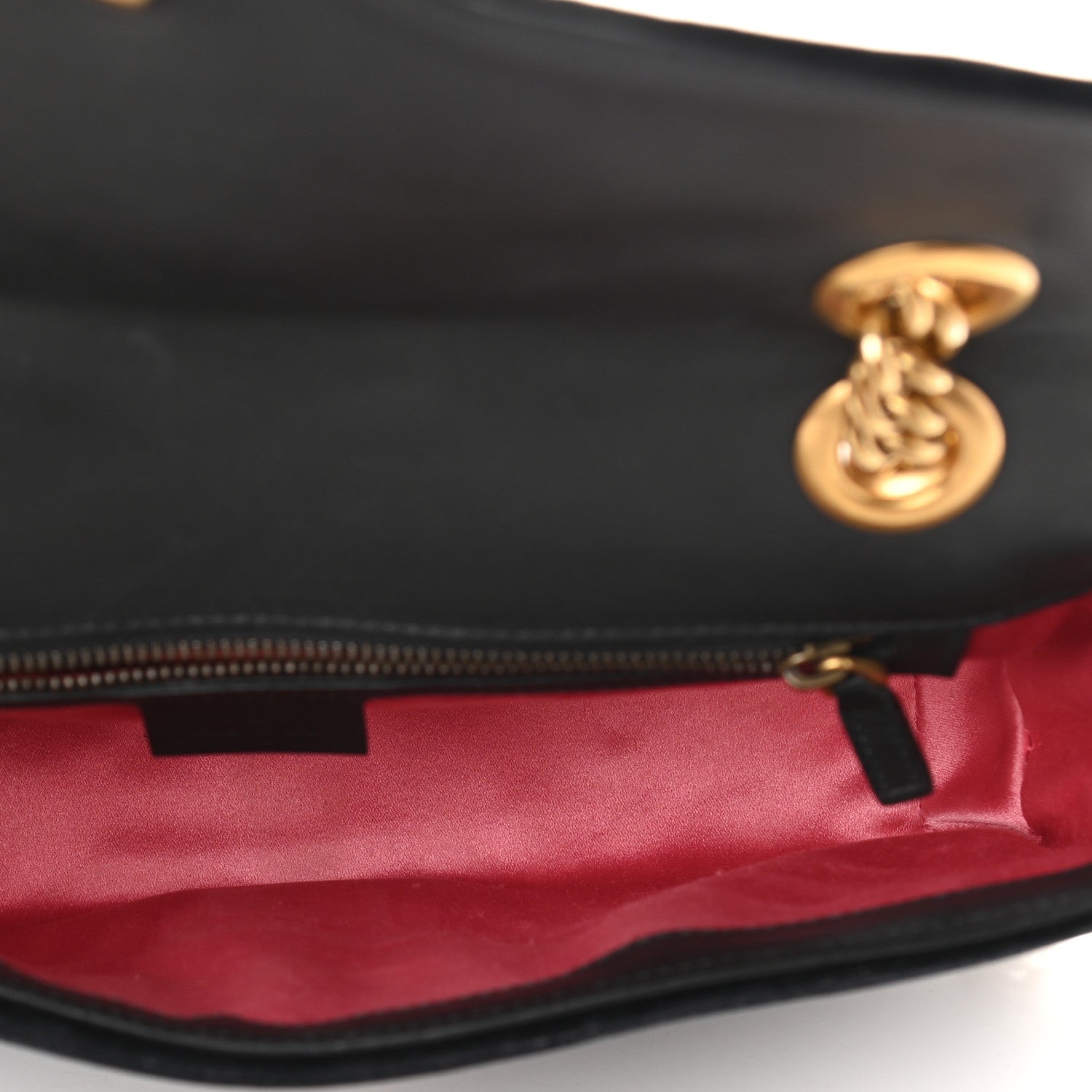 Gucci Velvet Matelasse Small GG Marmont Shoulder Bag Black 4 of 8