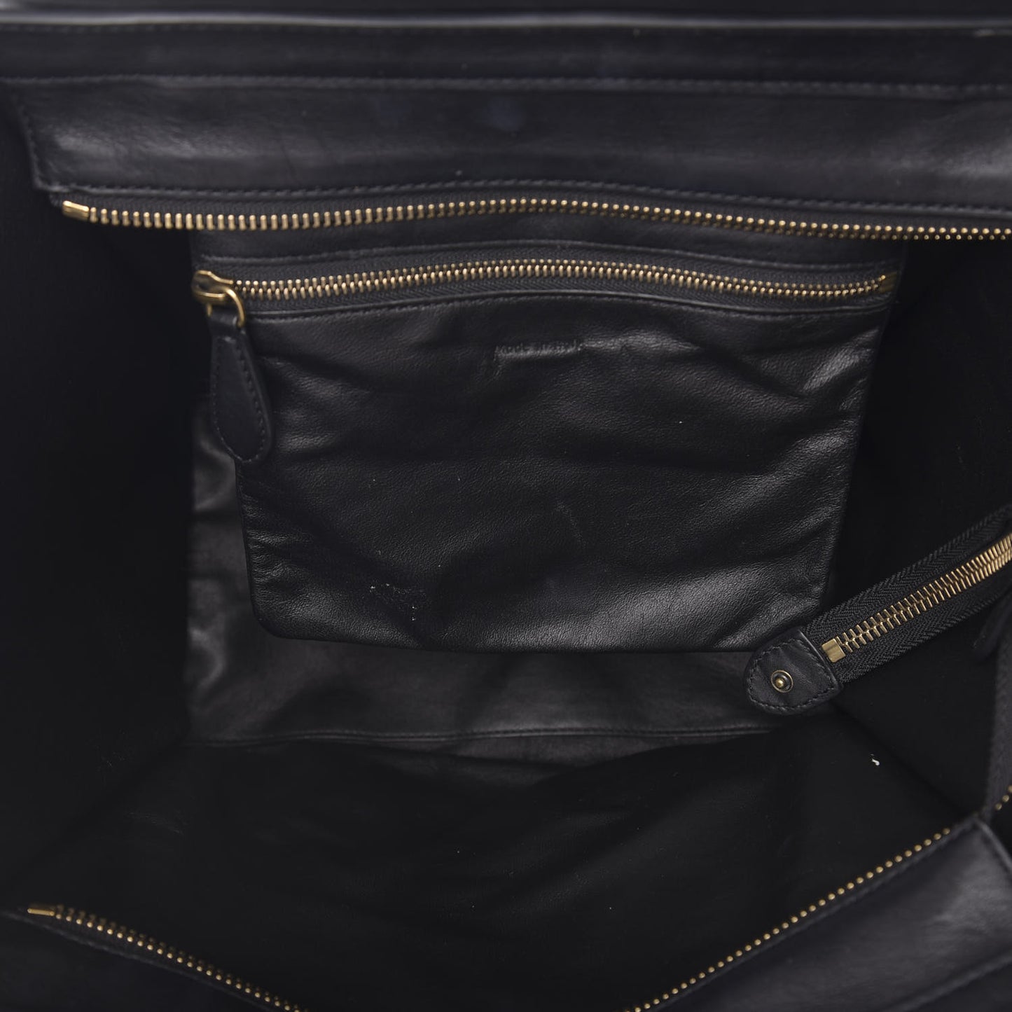 Smooth Calfskin Mini Luggage Black