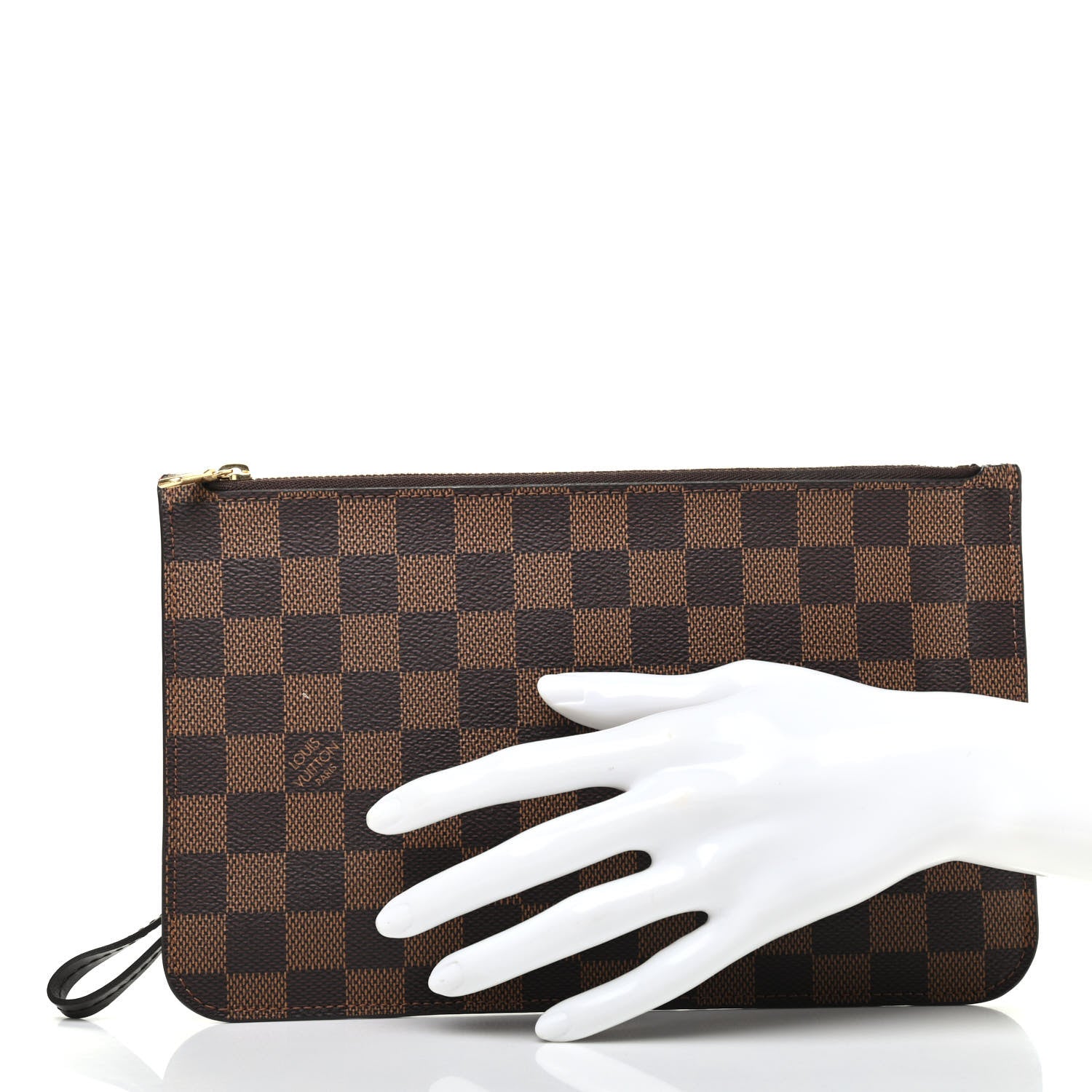 Louis Vuitton Damier Ebene Neverfull MM GM Pochette 2 of 7