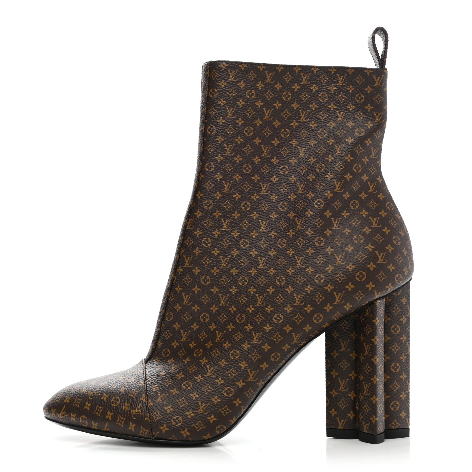Louis Vuitton Nano Monogram Silhouette Ankle Boots 38.5 1 of 9