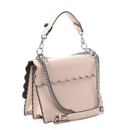 Fendi Vitello Liberty Scalloped Studded Kan I Shoulder Bag Plaster 2 of 8