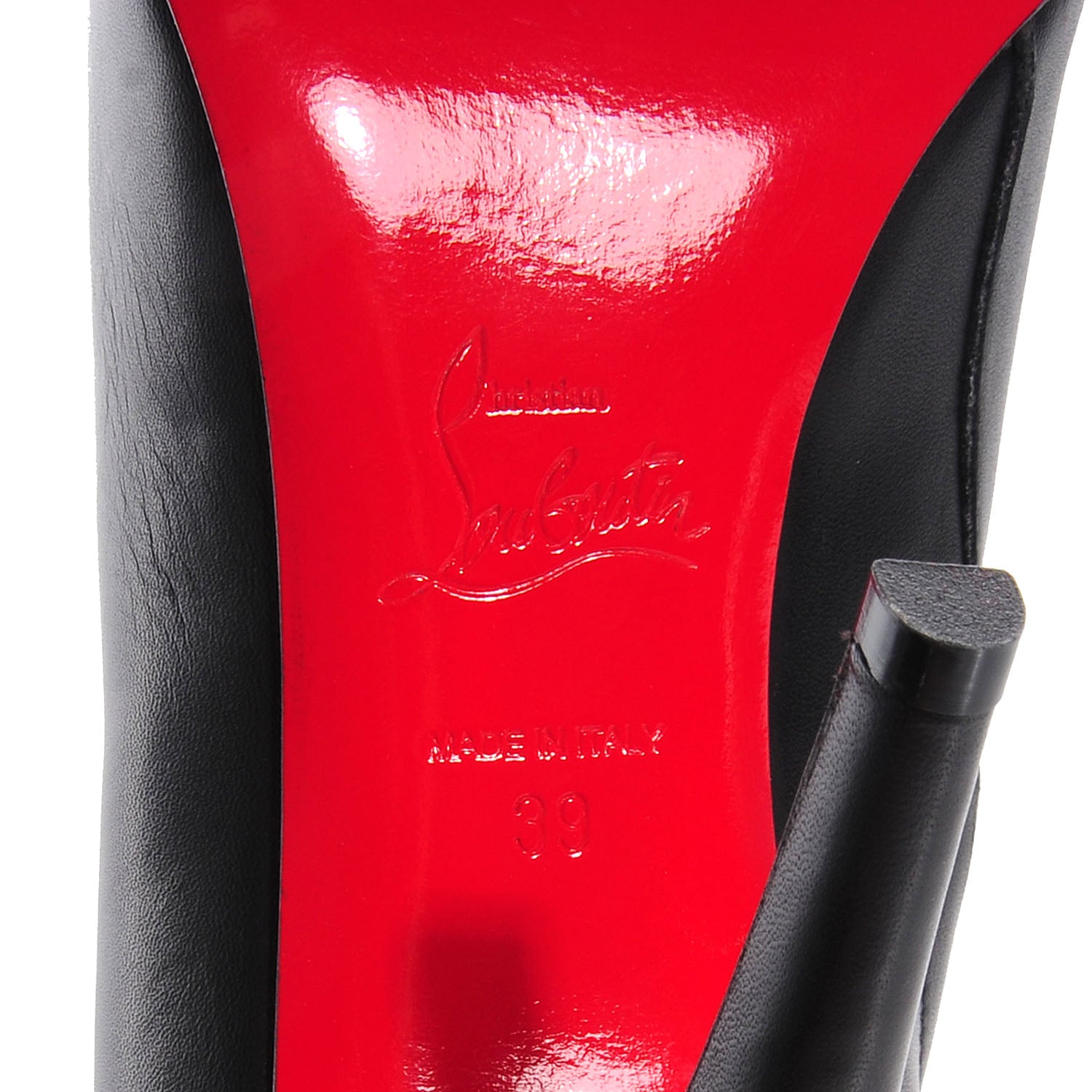Christian Louboutin Nappa Miss 120 Platform Ankle Boots Black 39 6 of 7