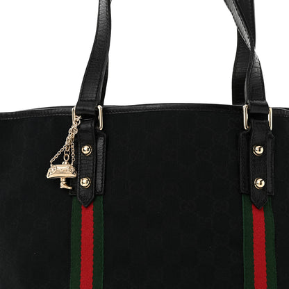 Gucci Monogram Medium Jolicoeur Tote Black 8 of 14