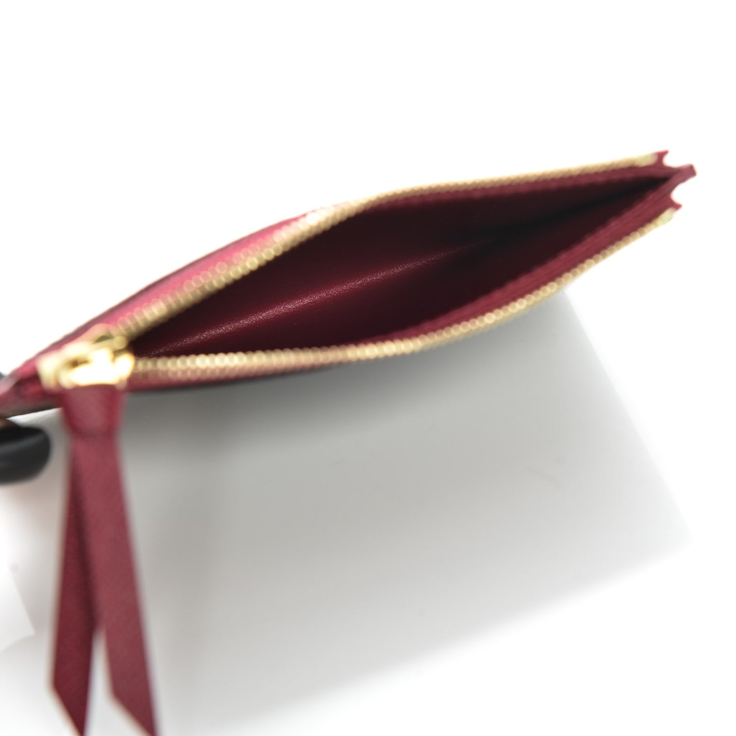Monogram Zipped Card Holder