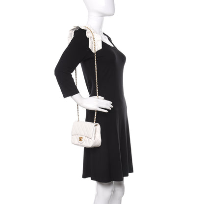 Chanel Lambskin Quilted Mini Romance Square Flap White 2 of 11