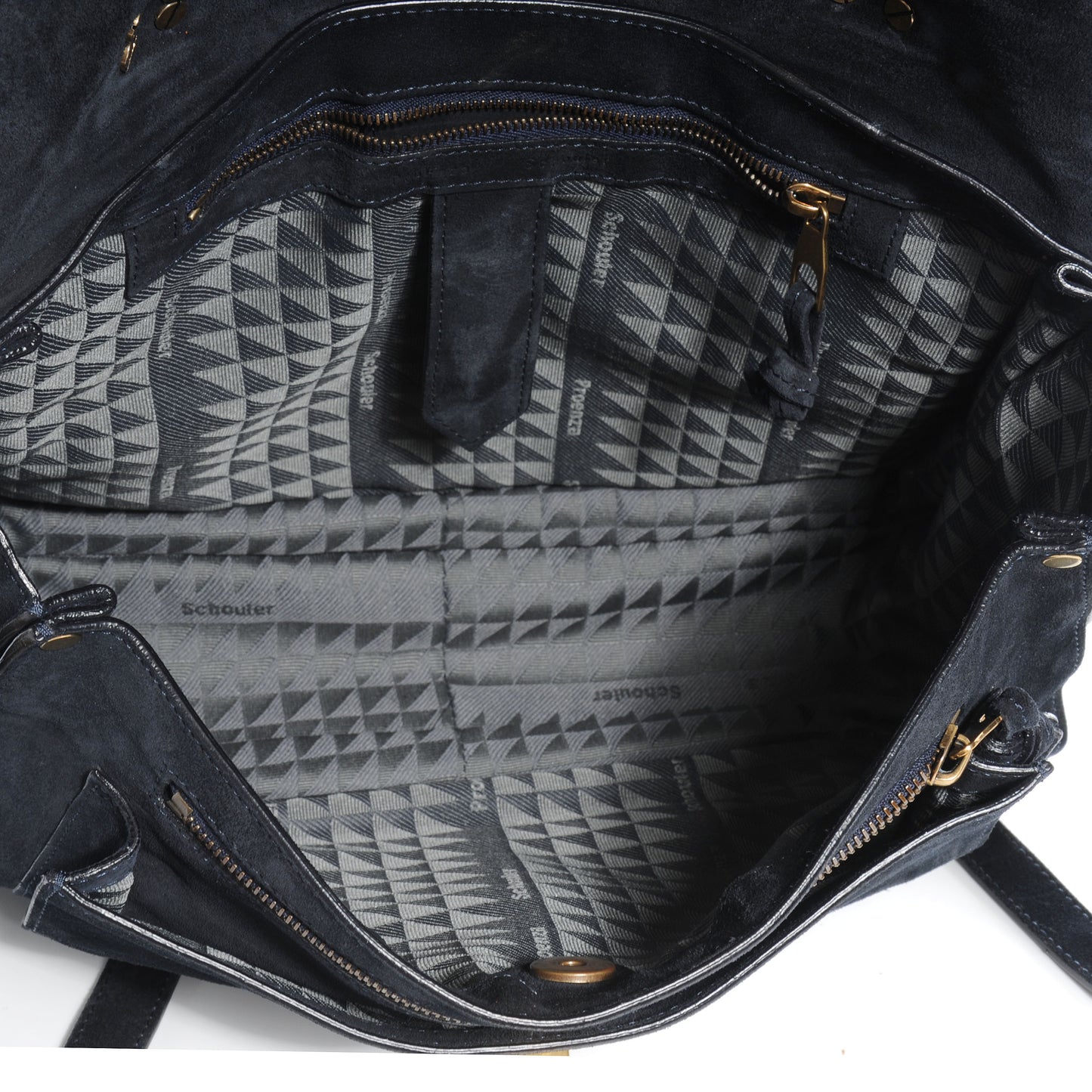 Suede PS1 Medium Satchel Navy