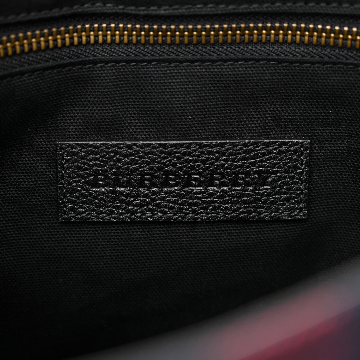 Burberry Canvas Mega Check Large Baildon Messenger Bag Navy 6 of 13