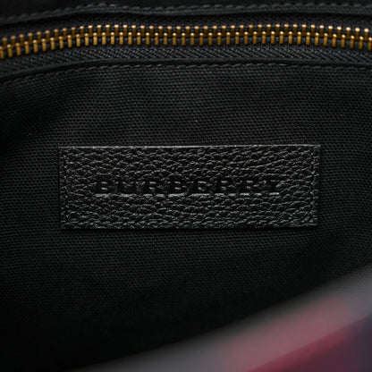 Burberry Canvas Mega Check Large Baildon Messenger Bag Navy 6 of 13