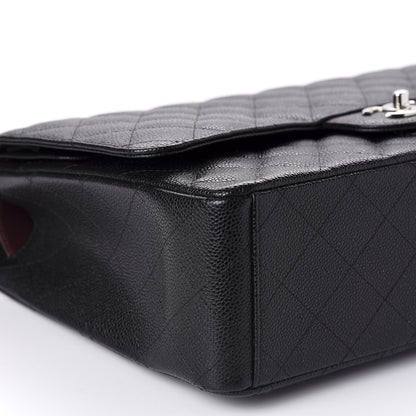 Chanel Caviar Quilted Maxi Double Flap Black 7 of 12