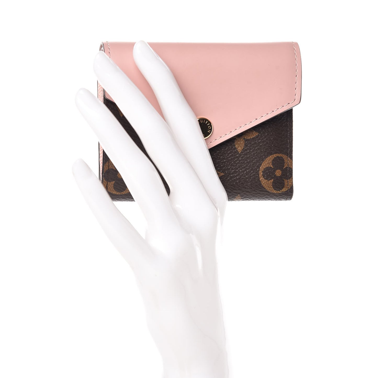 Monogram Zoe Wallet Rose Ballerine