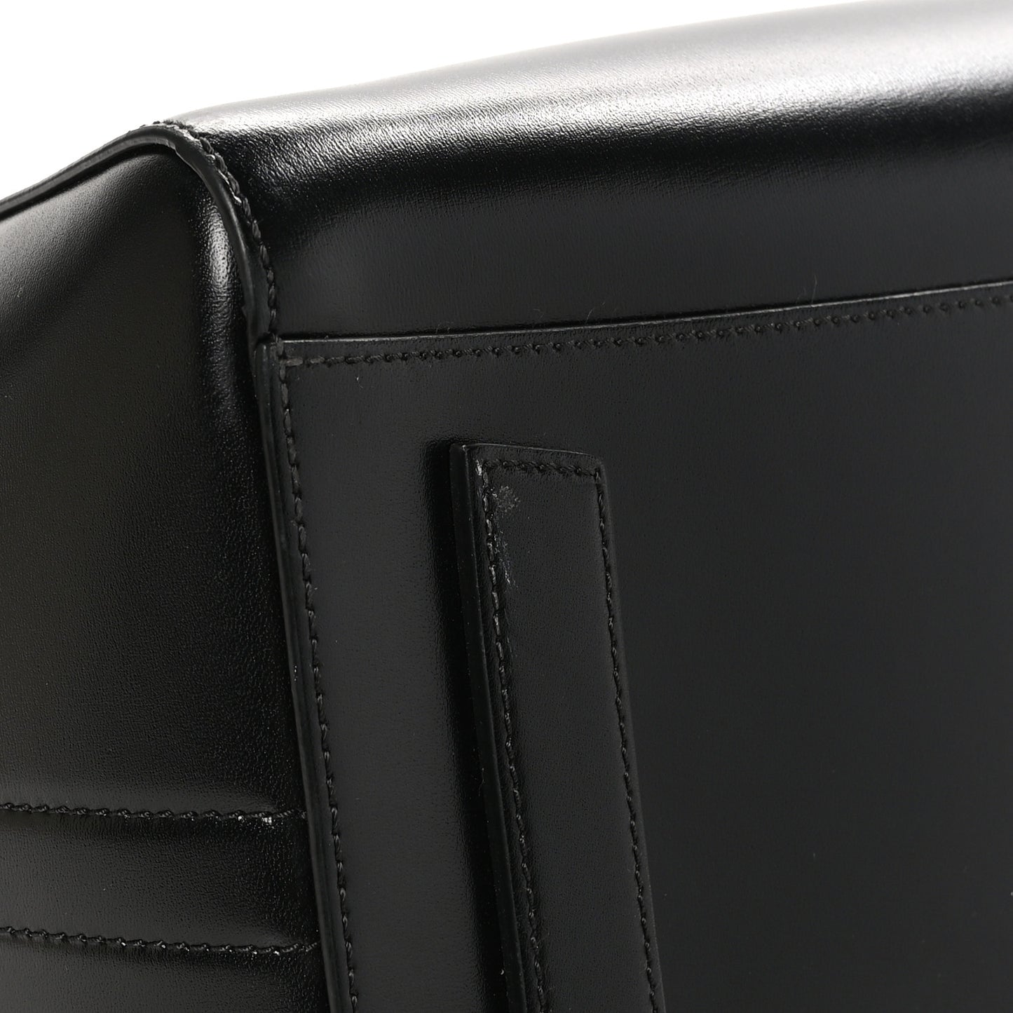 Shiny Lord Calfskin Medium Antigona Black