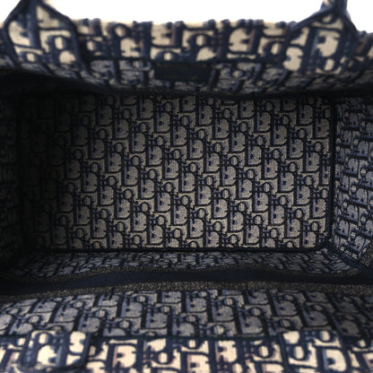 Christian Dior Oblique Catherine Tote Blue 5 of 12
