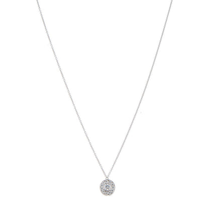 Tiffany Platinum Diamond .42ctw Circlet Pendant Necklace 1 of 7