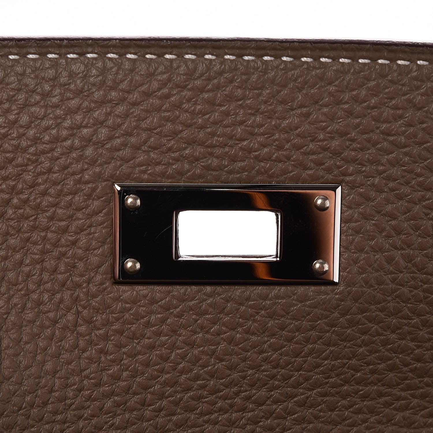 Hermes Togo Kelly Retourne 28 Etoupe 25 of 36