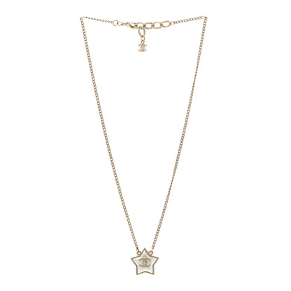 Chanel Pearl CC Star Necklace Gold 3 of 6