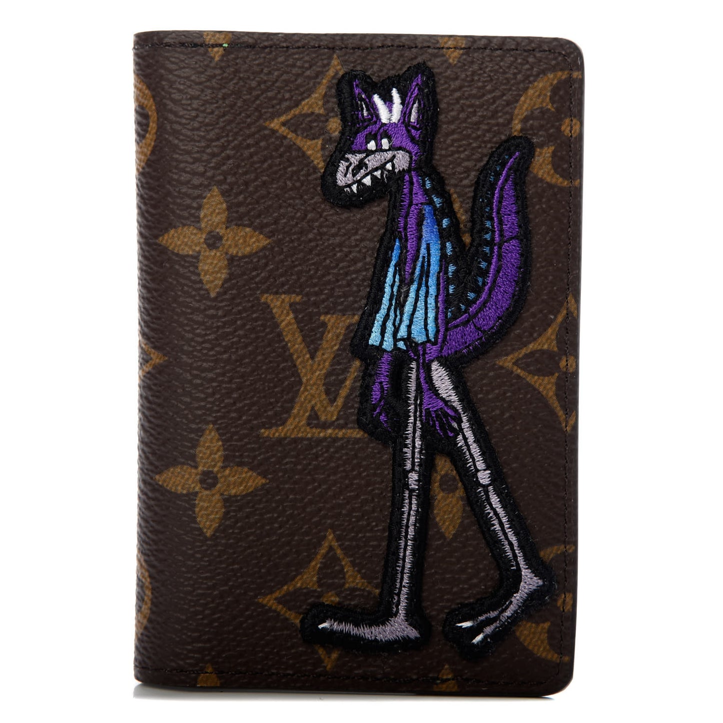 Monogram Embroidered Cartoon LV Friends Pocket Organizer