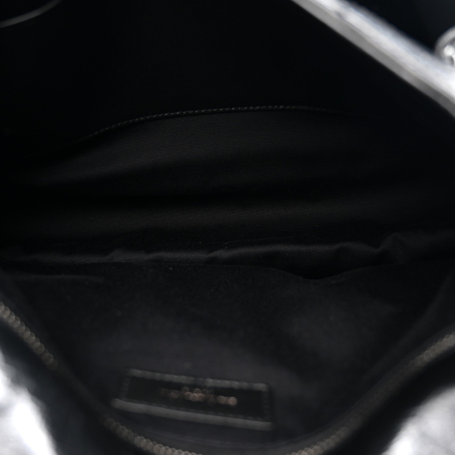 Saint Laurent Crinkled Calfskin Matelasse Monogram Large Niki Chain Satchel Black Black 5 of 10