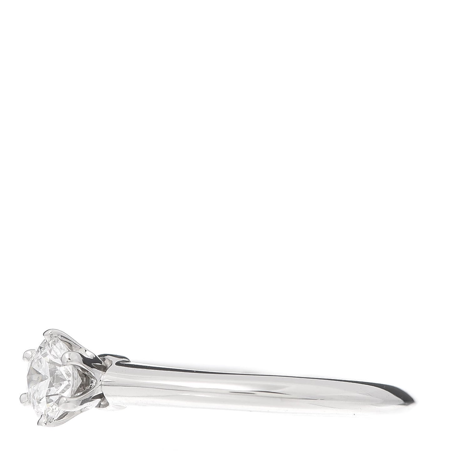 Platinum Diamond .31ct Solitaire Engagement Ring 49 5