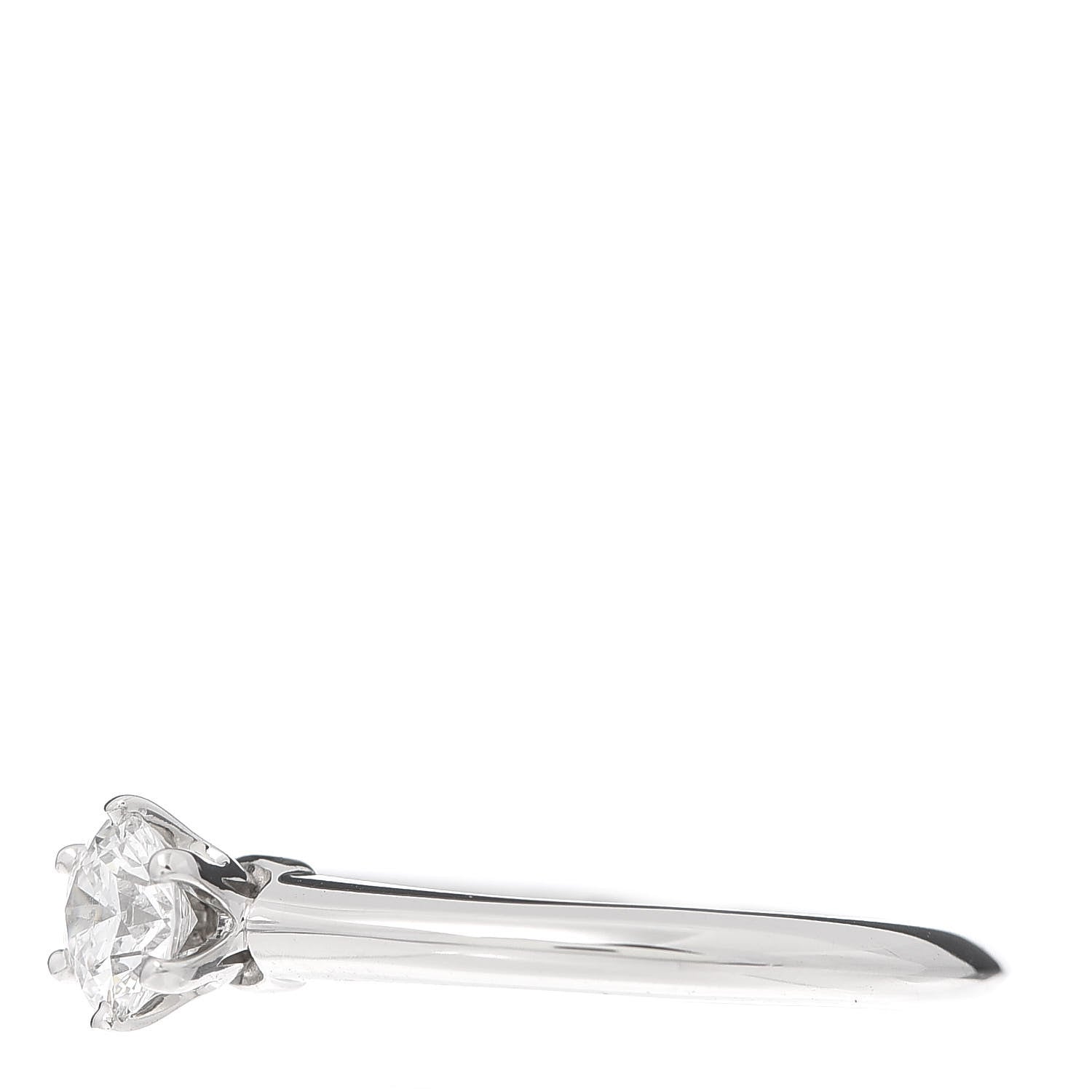Tiffany Platinum Diamond .31ct Solitaire Engagement Ring 49 5 3 of 5