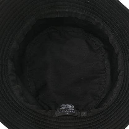 Chanel Cotton CC Bucket Hat L Black 7 of 12